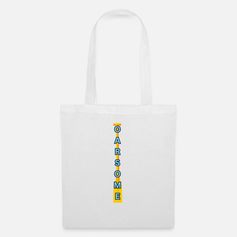Conception d’aviron à rames - Sac en tissu - blanc