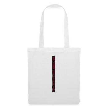 recorder flute - Tote Bag - white - Front