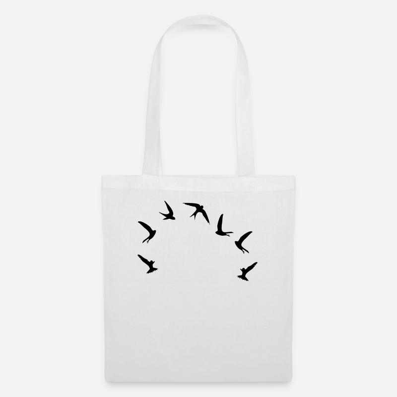 Mauersegler / swifts (1c) - Tote Bag - white