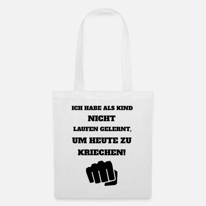 Cooler Spruch - Stoffbeutel - Weiß