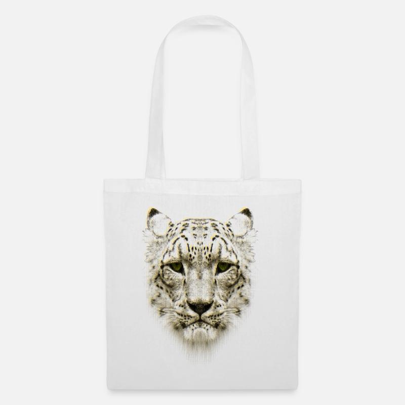 LEOPARD - Stoffbeutel - Weiß