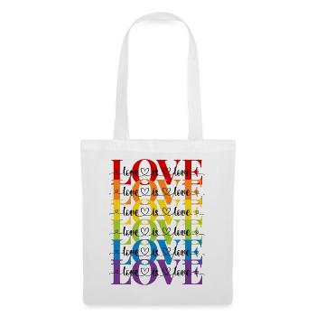 love is love - Tote Bag - white - Front