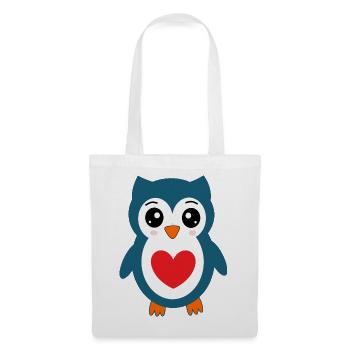 Owl Blue Owl - Tote Bag - white - Front