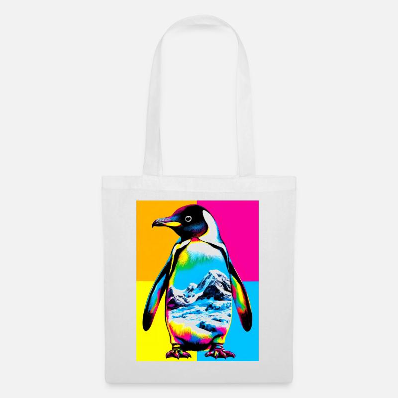 penguin - Tote Bag - white