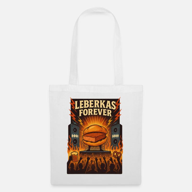 Leberkas Forever - Stoffbeutel - Weiß