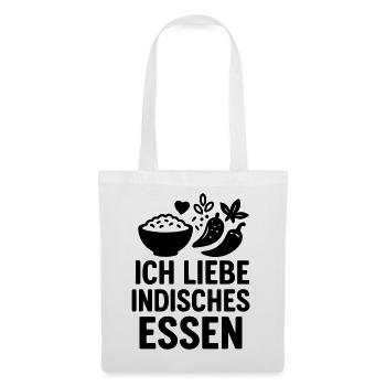 J’adore la cuisine indienne - Sac en tissu - blanc - Devant