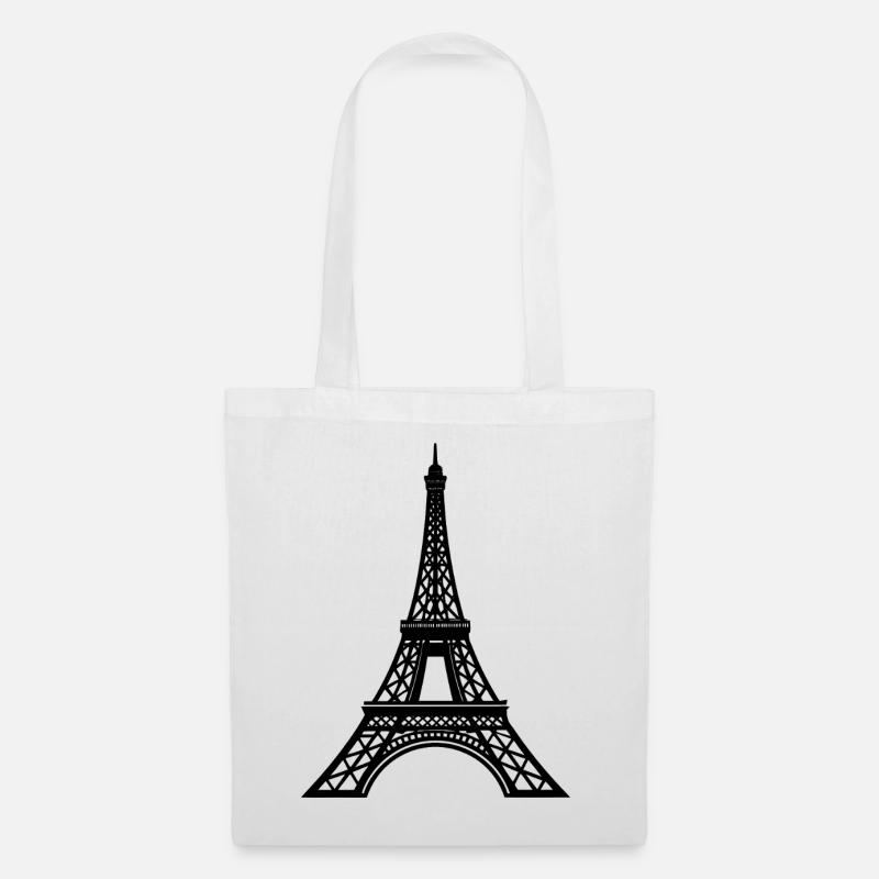 Eiffelturm - Stoffbeutel - Weiß