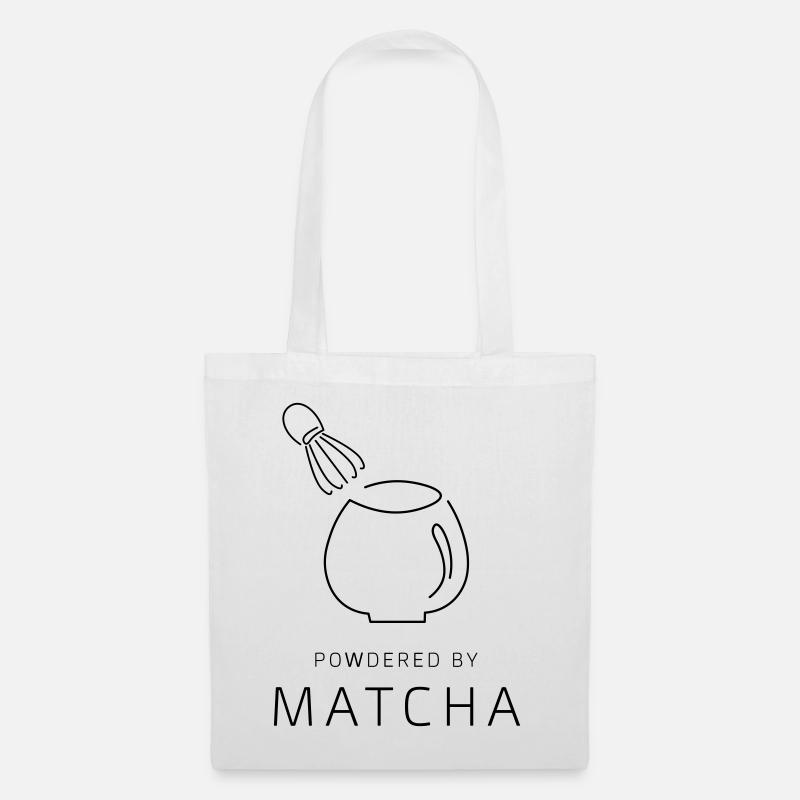 PowderedByMatcha - Tote Bag - white