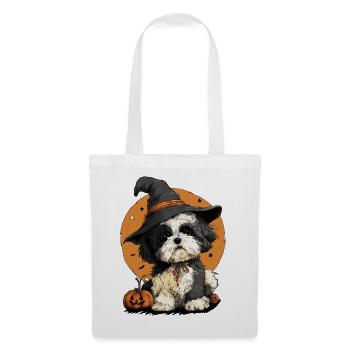 ShihTzu Halloween - Stoffbeutel - Weiß - Vorne