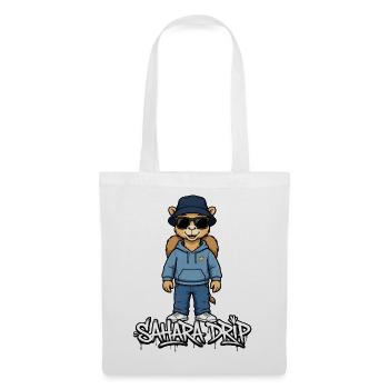 Sahara Drip Camel Streetwear - Stoffbeutel - Weiß - Vorne