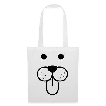 doggy face - Stoffbeutel - Weiß - Vorne