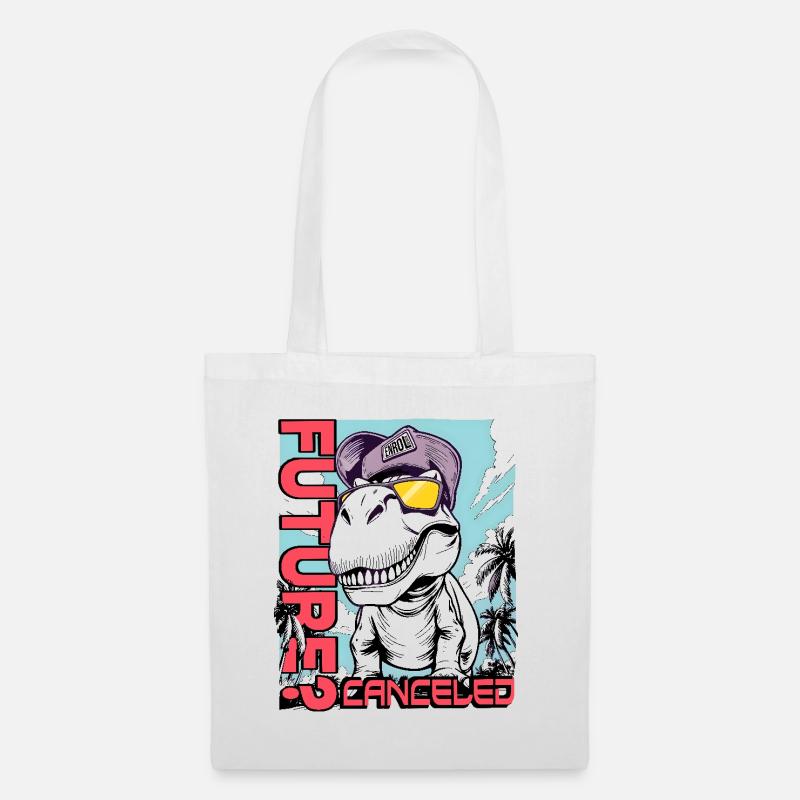 Future Canceled – EnrolDesign T-Rex Style - Tote Bag - white