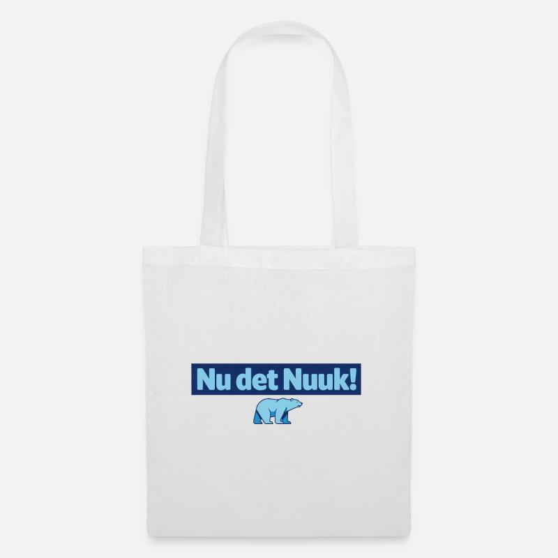 Nu det Nuuk Polar Bear - Stoffbeutel - Weiß