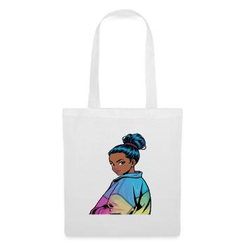 Anime Woman - Tote Bag - white - Front