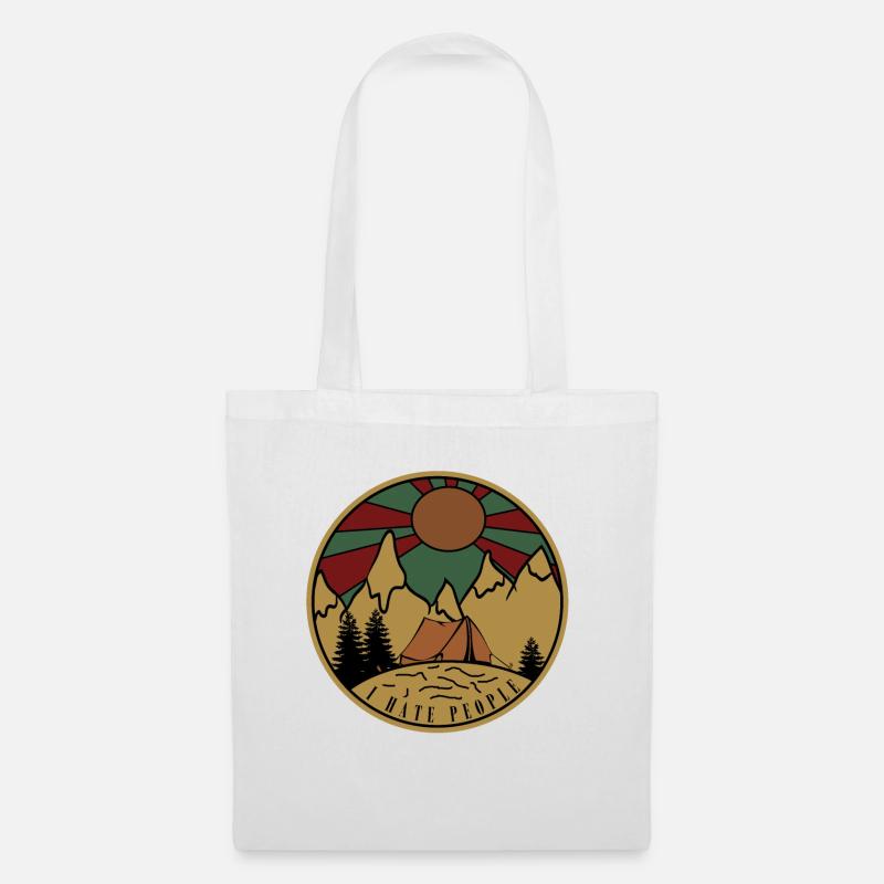 I hate people - Tote Bag - white