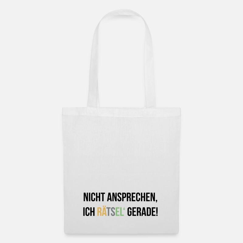 Nicht ansprechen - Stoffbeutel - Weiß
