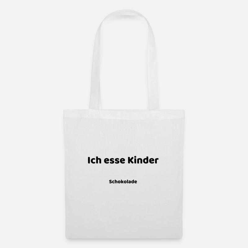 Ich esse Kinder - Stoffbeutel - Weiß