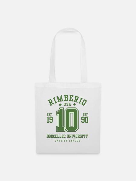 Uni Varsity 10 Logo Stil - Stoffbeutel - Weiß