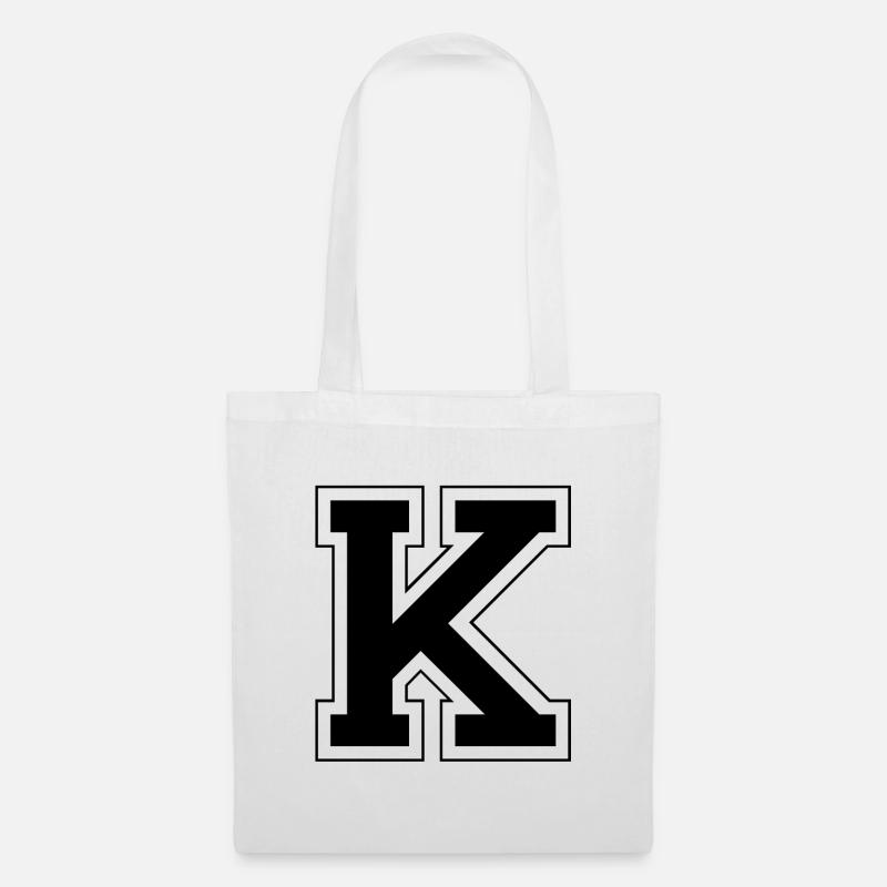 K - Stoffbeutel - Weiß