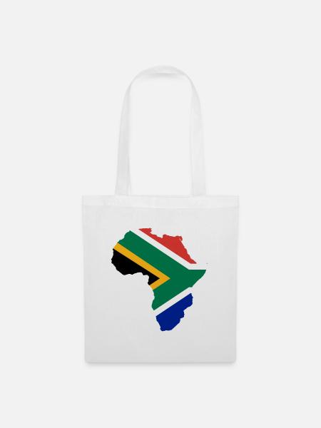 Südafrika - Stoffbeutel - Weiß