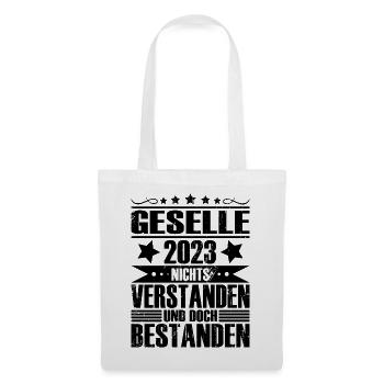 Geselle 2023 - Stoffbeutel - Weiß - Vorne