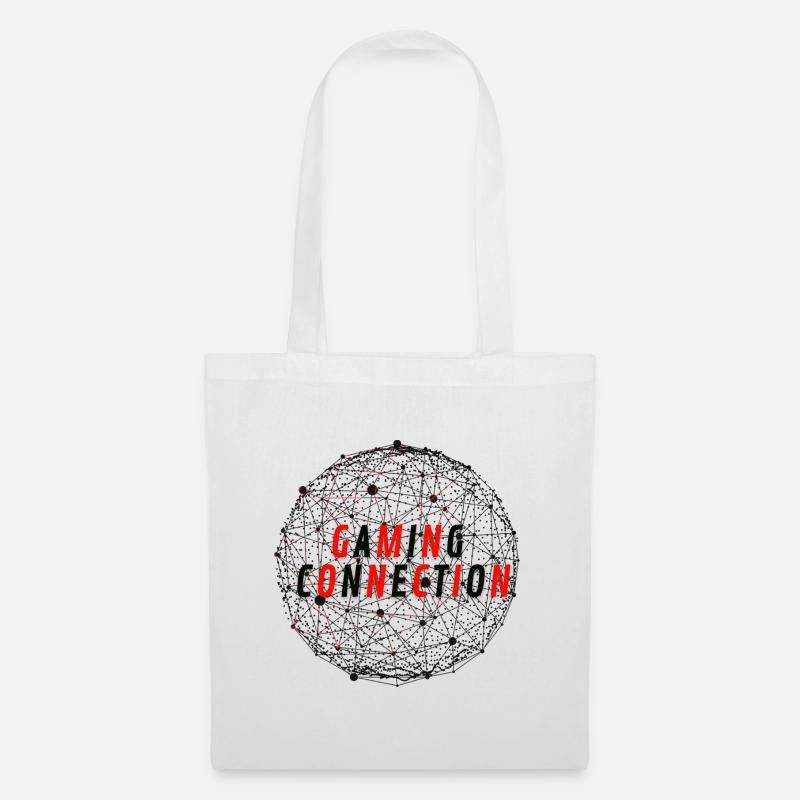 Connexion de jeu / Monde connecté - Sac en tissu - blanc