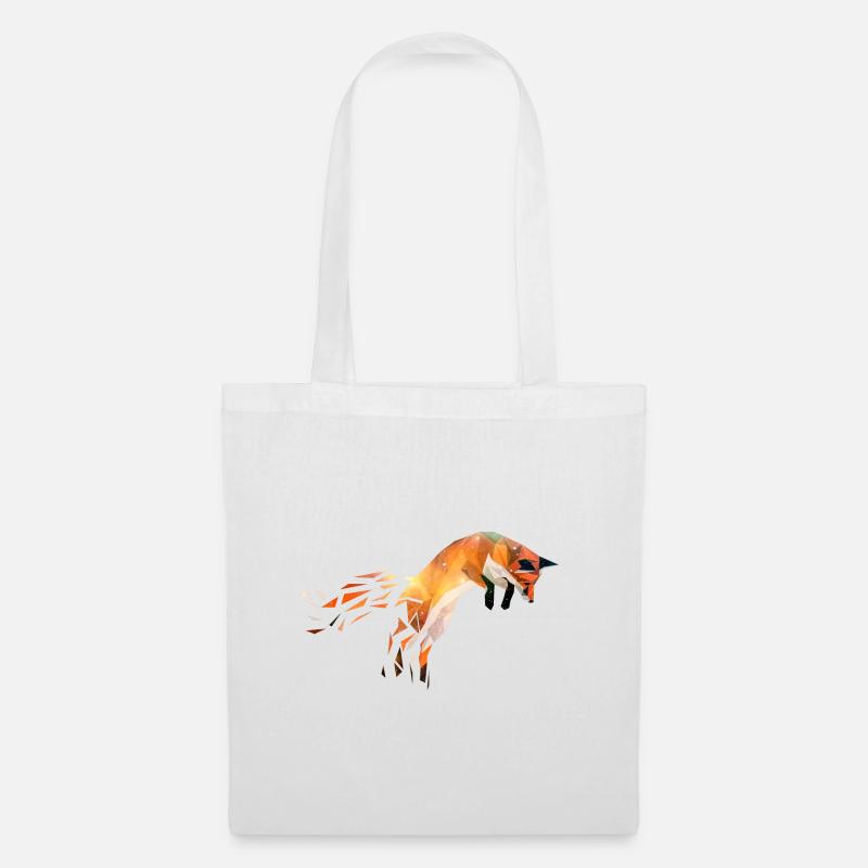 Fuchs - Stoffbeutel - Weiß