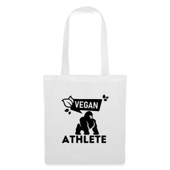 Athlète végétalien Power Fitness Muscles - Sac en tissu - blanc - Devant