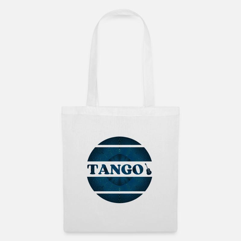 Blue tango design for tango dancers - Tote Bag - white