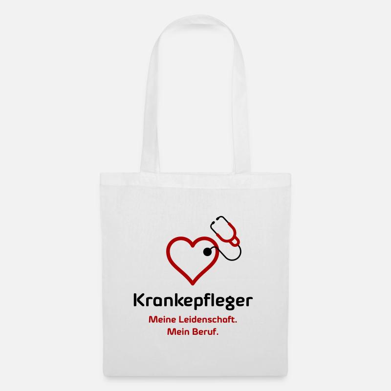 Krankenpfleger - Stoffbeutel - Weiß
