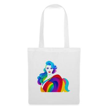 Lesbian T-Shirts - Lesbian Girl LGBT Design - Tote Bag - white - Front