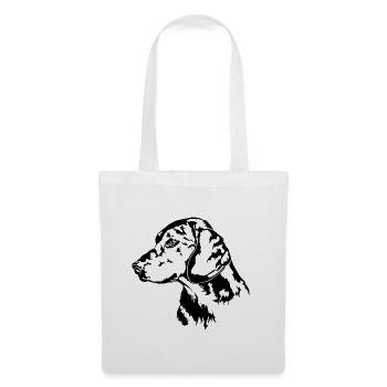 ALPINE DACHSBRACKE Portrait de chien Wilsigns - Sac en tissu - blanc - Devant