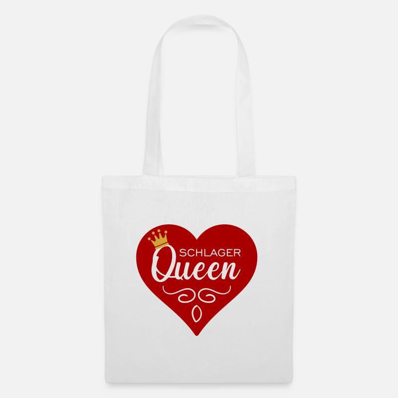 Schlager Queen - Stoffbeutel - Weiß