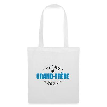 Promu Grand Frère 2023 Annonce Grossesse - Sac en tissu - blanc - Devant