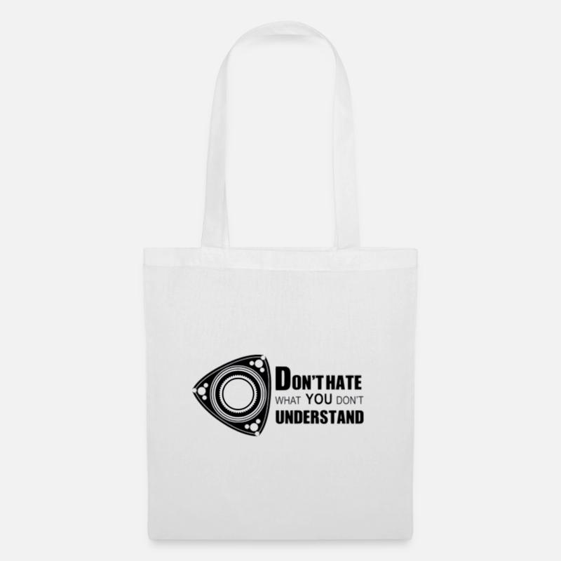 Dont Hate what you dont Understand Rotary Wankel - Stoffbeutel - Weiß