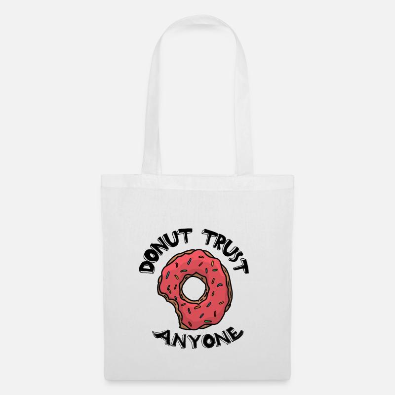 donut - Tote Bag - white