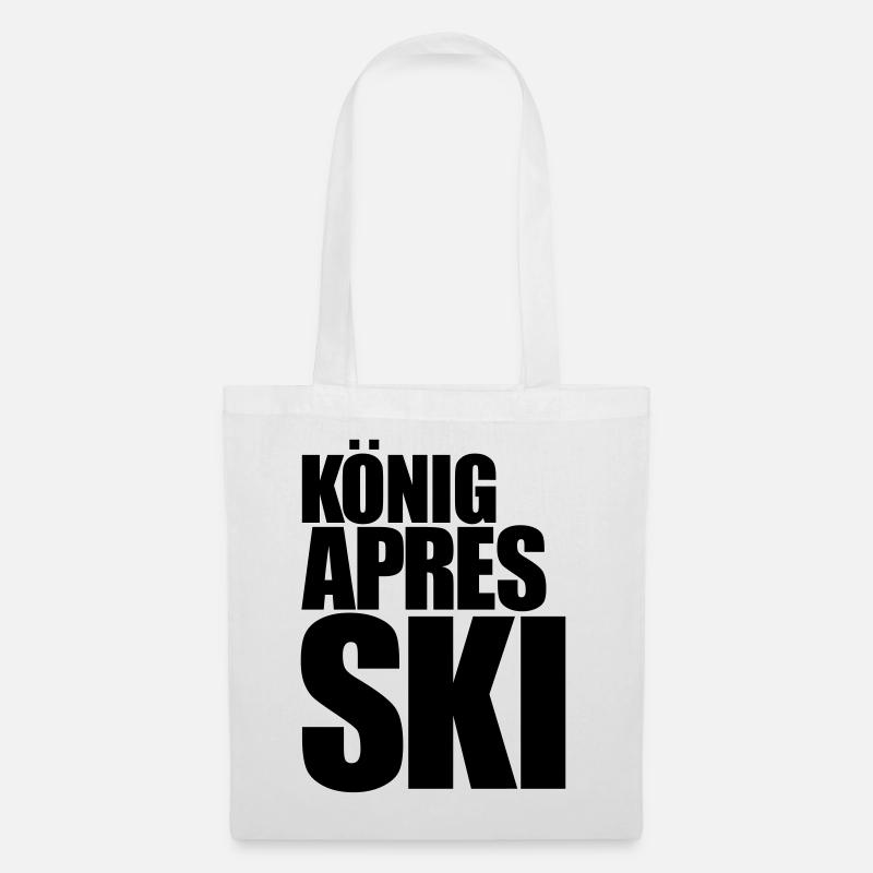 apres ski après-ski - Stoffbeutel - Weiß