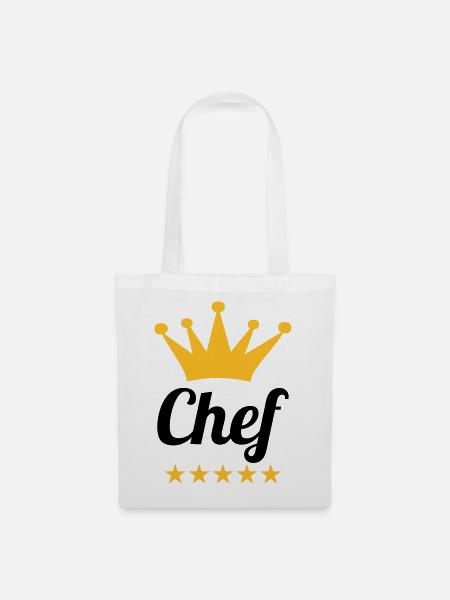 Chef - Stoffbeutel - Weiß