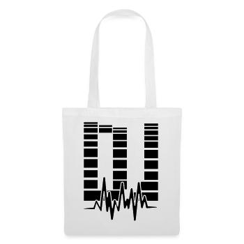 dj - Tote Bag - white - Front