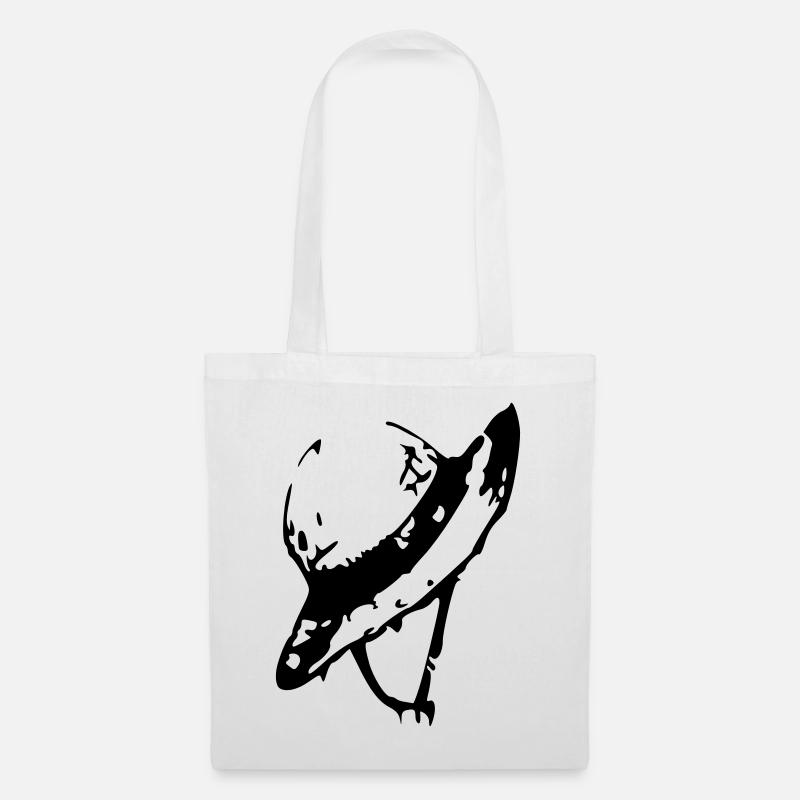 straw hat scheme - Tote Bag - white
