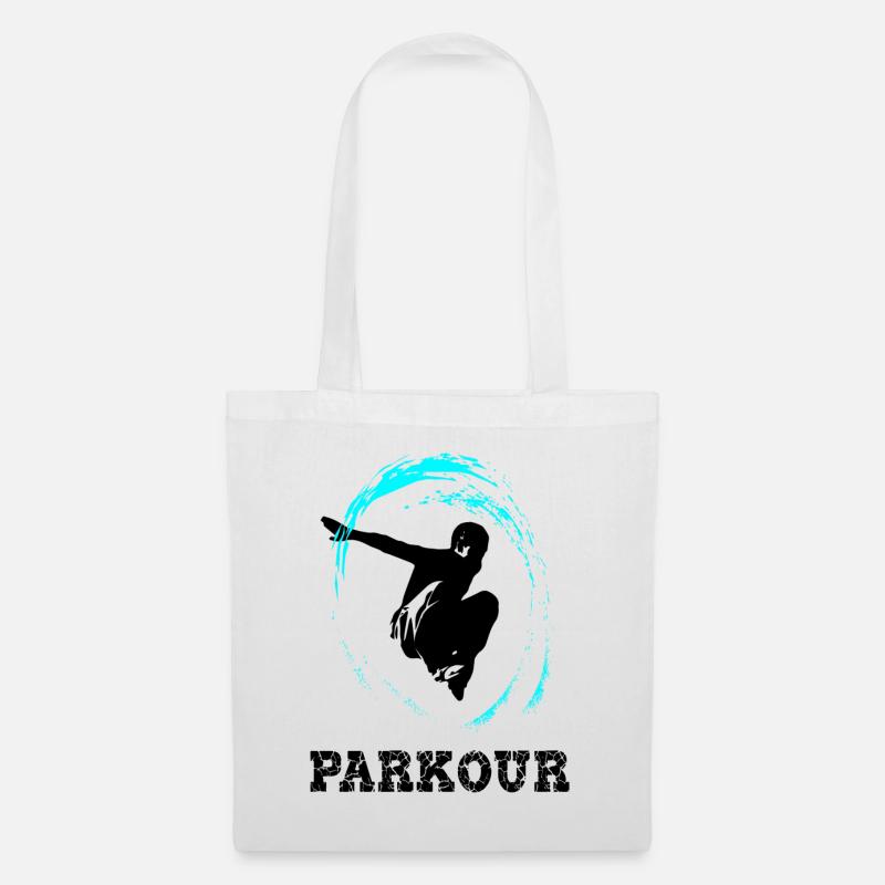 Parkour - Stoffbeutel - Weiß