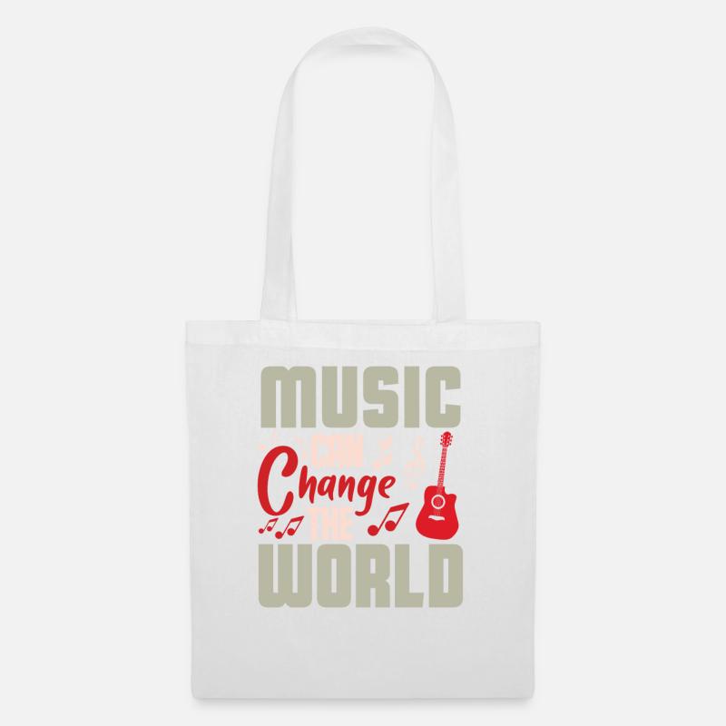 Music changes the world Design - Tote Bag - white