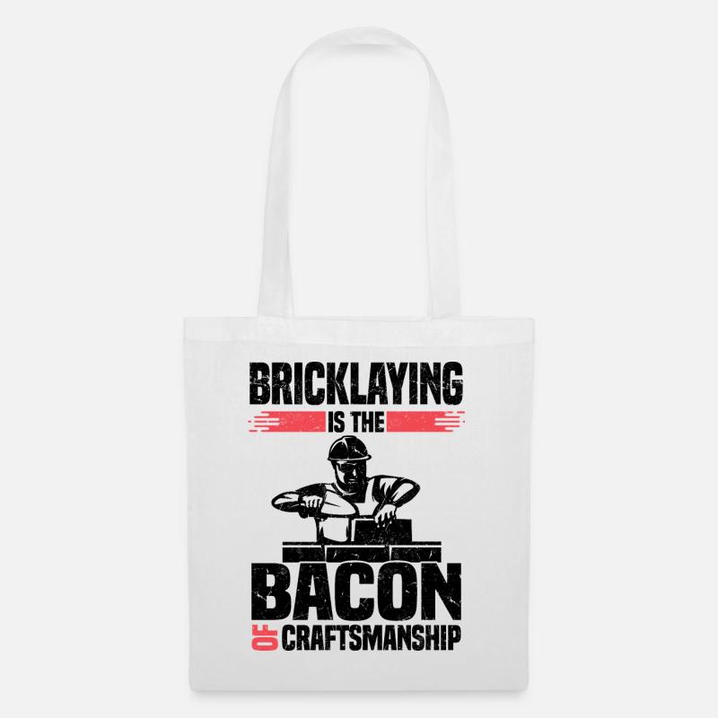 Bricklayer - Tote Bag - white