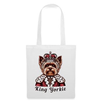 Yorkshire Terrier King - Tote Bag - white - Front