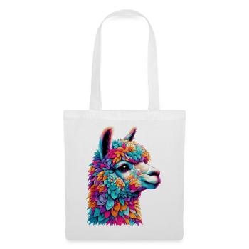 Alpaga - Sac en tissu - blanc - Devant