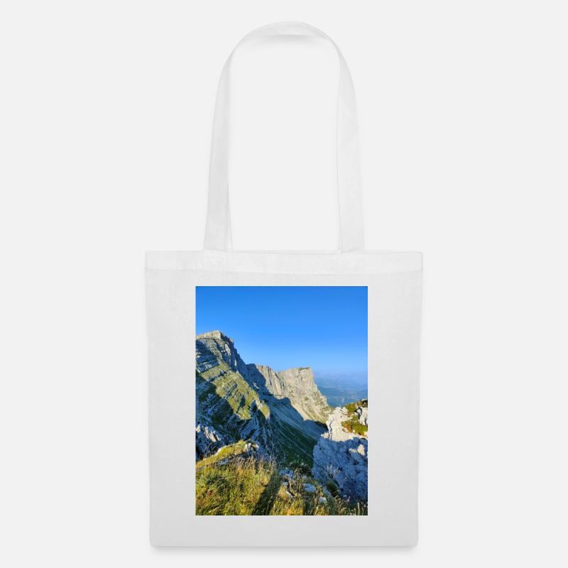 Die Klippen des Vercors - Stoffbeutel - Weiß