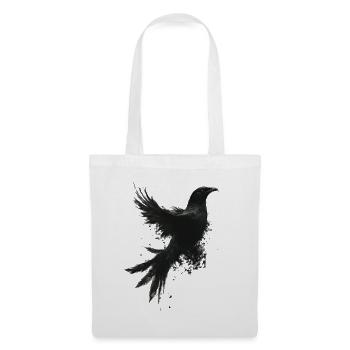 Corbeau mystique - Sac en tissu - blanc - Devant