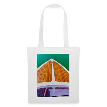 Canot automobile - Sac en tissu - blanc - Devant