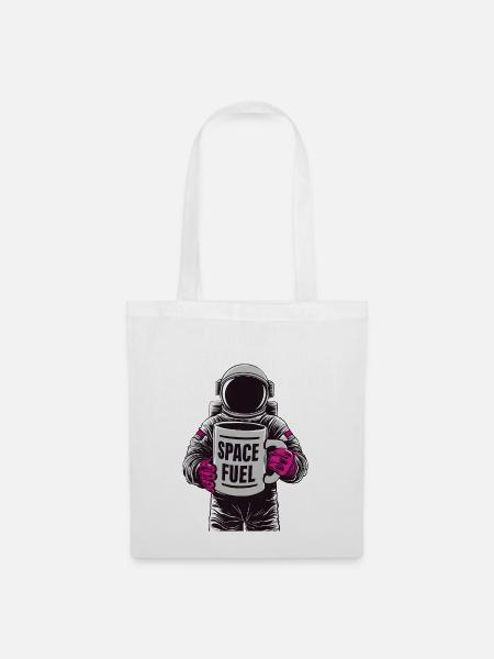Space Fuel - Stoffbeutel - Weiß