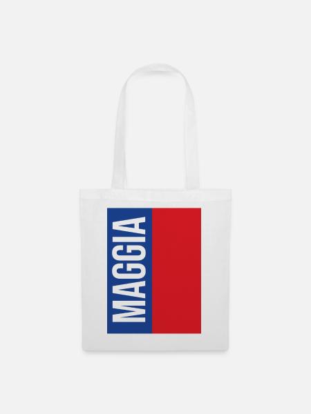 Maggia Tessin Souvenir Maggia - Stoffbeutel - Weiß